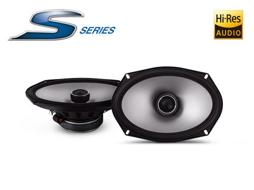 Alpine S2-S69 16x24cm elipsiniai garsiakalbiai automobiliui Galia: 85 RMS / 260W, 4Ω, Jautrumas 90 dB (SPL@1W/1m) | Nemokamas Pristatymas