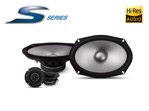 Alpine S2-S69C 16x24cm Komponentiniai elipsiniai garsiakalbiai automobiliui Galia: 85 RMS / 260W, 4Ω, Jautrumas 90 dB (SPL@1W/1m) | Nemokamas Pristatymas