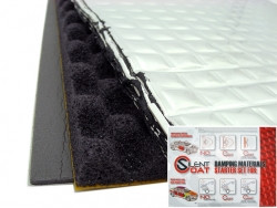 Silent Coat Damping Starter Set, Komplekte 4 lapai Silent Coat, 1 lapas Noise Isolator 4, 1 lapas Sound Absorber 15 | Nemokamas pristatymas jei užsakymas už 50 Eur