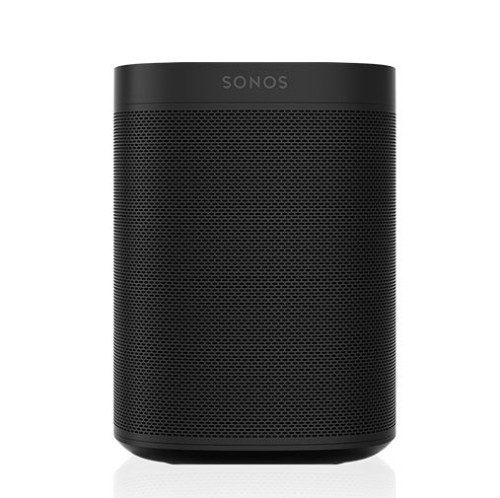 Sonos One (Gen2) išmani garso kolonėlė aktyvi su dviem D-klasės skaitmeniniai stiprintuvai Wi-Fi telefono programėlės palaikymas valdymo balsu | Nemokamas Pristatymas