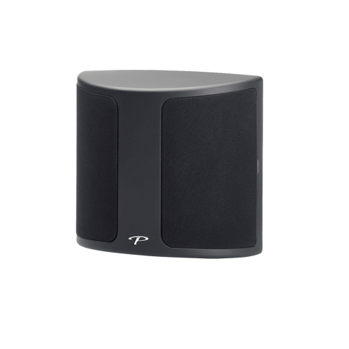 Paradigm Surround 1 juoda galinė namų kino kolonėlė su apsauginiais tinkleliais