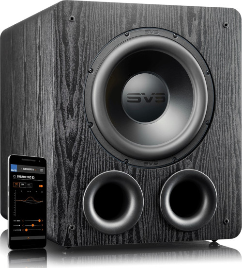 SVS PB-2000 Pro žemų dažnių garso kolonėlė 1500+ W galia piko metu, dažnių juosta: 16Hz to 290Hz +/-3dB, įmontuotas D- klasės stiprintuvas, EQ valdymo savybės | Nemokamas Pristatymas