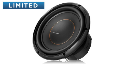 Pioneer TS-D10D4 Žemų dažnių garsiakalbis 10” colių dvigubas 4 omų Galia 500W / Piko galia 1500W  | Nemokamas Pristatymas