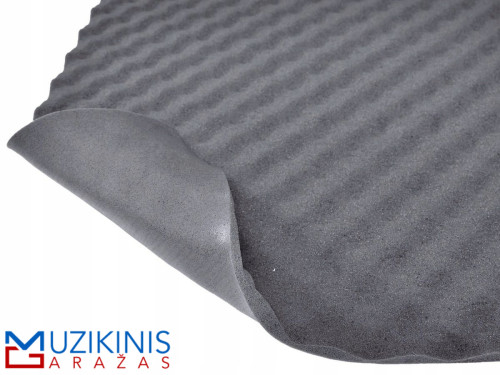 Noise Protection PROFI Autoshim Akustinis porolonas 15mm 50*50cm šiuolaikinė skirta garso izoliacijai medžiaga su savaime prilimpančiu sluoksniu | kaina už 1 vnt./lapą