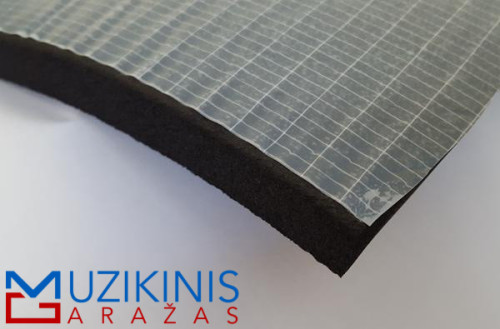 DUCT 20 garsą nepraleidžianti medžiaga gumos pagrindu storis 20mm išmatavimai 500x1500mm | nemokamas pristatymas užsakymui virš 50 Eur