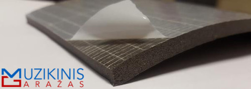 DUCT 6 garsą nepraleidžianti medžiaga gumos pagrindu storis 6mm išmatavimai 500x1500mm | nemokamas pristatymas užsakymui virš 50 Eur