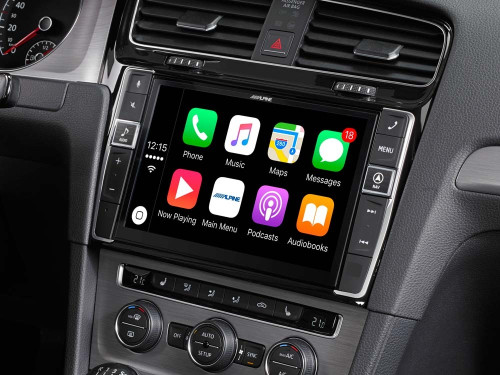 Alpine i902D-G7 VW Golf 7 9” multimedijos sistema, veikianti su Apple CarPlay ir Android Auto | Nemokamas Pristatymas
