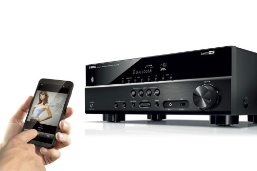 Yamaha RX-V383 garso stiprintuvas 5.1 namų kino stiptintuvas resyveris 5x180W HDCP 2.2 Bluetooth® Dolby DTS ECO mode | nemokamas pristatymas