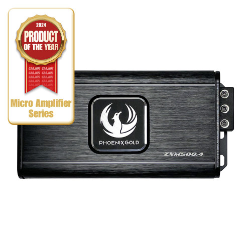 Phoenix Gold ZXM500.4 4 kanalų automobilinis stiprintuvas Galia: 4x125W 4Ω | Nemokamas Pristatymas