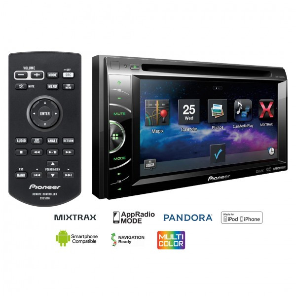 Auto Pioneer AVHX1600DVD CD/DVD grotuvas su 6.1" ekranu 200W
