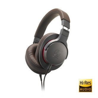 Audio-Technica ATH-MSR7b High-Res Ausinės dažnių juostas 5-50,000 Hz  jautrumas 101 dB/mW draiverio diametras 45mm | Nemokamas Pristatymas