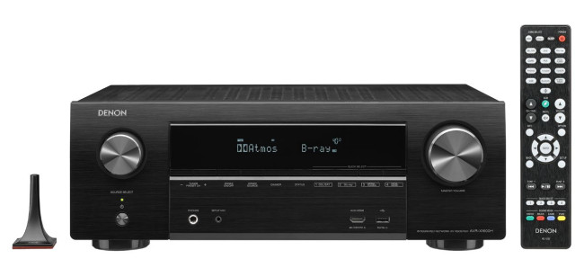 Denon AVR-X1600H Namų kino stiprintuvas- tinklinis resyveris 7.2 kanalo,  galia 7 x145W , 4K Ultra HD Dolby Atmos®, Dolby Atmos aukščio  virtualizacijos technologija Alexa, Siri, Google Assistant | Nemokamas  Pristatymas