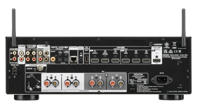 Denon DRA-900H 2-jų kanalų stereo stiprintuvas Hi-Fi Tinklo Grotuvas Hi-Res  garso kokybė su HDMI eARC | Nemokamas Pristatymas