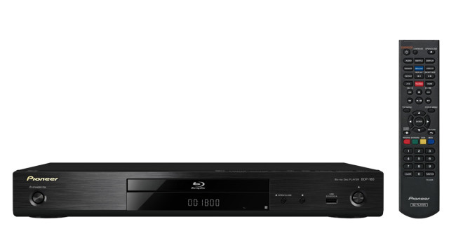 Pioneer BDP-180 Blu-Ray 3D grotuvas su tinklinio grotuvo funkcijomis Wi-Fi,  DivX, 4K