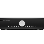 Musical Fidelity M6xi juodas integruotas stereo stiprintuvas iš priekio