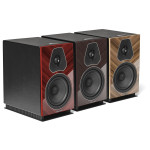 Sonus faber Lumina II Amator, 2 juostų lentyninės garso kolonėlės, Red High Gloss, Wenge High Gloss ir Walnut High Gloss spalvų variantai.