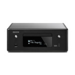 Denon RCDN-10 Stereo stiprintuvas su tinklo grotuvu CD AM/FM WMA ar MP3 CD Bluetooth, Wi-Fi, AirPlay 2 ir HEOS tinklo sąsaja Apple Android programėle | Nemokamas Pristatymas