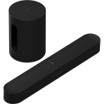 Sonos Beam (Gen2) soundbar'o ir Sonos SUB Mini, žemų dažnių garso kolonėlės komplektas | Visada geriausios Kainos garantija!
