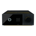 ARCAM AVA25 Class AB namų kino stiprintuvas iš priekinio viršutinio kampo
