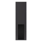 Sonus faber Arena S10, juoda į sieną montuojama pasyvi žemų dažnių garso kolonėlė, 250 W, vaizdas iš priekio.