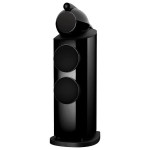 Bowers & Wilkins 802 D5 Stealth Black grindinė kolonėlė su apsauginėmis grotelėmis
