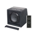 ALPINE SWE-815 Aktyvi žemadažnė kolonėlė 1000w/RMS