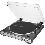 Audio-Technica AT-LP60X, automatinis patefonas greitis: 33-1/3 Aps/Min, 45 Aps/Min, integruota Dual Magnet™ technologija, diržinė pavara | Nemokamas Pristatymas