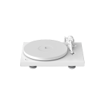 Pro-Ject Debut PRO B White Edition – aukštos klasės vinilo grotuvas/patefonas. Pavara: diržinė (belt-drive). Plokštelės greičiai: 33 1/3, 45 ir 78 aps./min. | Nemokamas Pristatymas