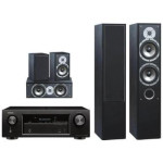 Denon AVR-X520BT + EXPLORER 5.0 namų kino sistemos | Nemokamas pristatymas