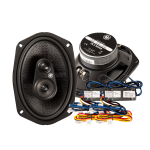 DLS M369 6×9" Elipsiniai garsiakalbiai automobiliui, Galia: 80 W / RMS, Dažnių juosta: 50 – 20 000 Hz, Jautrumas: 89,3 dB (1W/1m) | Nemokamas Pristatymas
