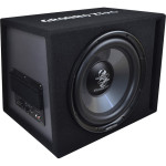 Ground Zero GZIB 300XBR-ACT žemų dažnių garsiakalbis automobiliui su dėže ir integruotu stiprintuvu 300W diametras 300 mm / 12" Low Pass filtras 40 - 120 Hz | Nemokamas Pristatymas