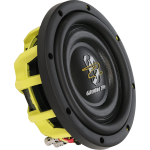 Ground Zero GZHW 8SPL-D2 FLAT galinė dalis su 2 × 2 Ω jungtimis