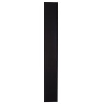 DLS Flatbox Slim XL Black sieninė garso kolonėlė su juodomis grotelėmis