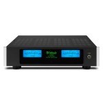 McIntosh MI502 – aukštos klasės 2 kanalų galios stiprintuvas. Galia: 500 W vienam kanalui prie 8 omų, 800 W vienam kanalui prie 4 omų. Dažnių juosta: +0, -3 dB nuo 20 Hz iki 20 000 Hz. | Nemokamas Pristatymas