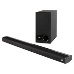 Polk Audio Signa 2 Rinkinys Universalus TV Soundbaras + Belaidė Žemų dažnių kolonėlės sistema