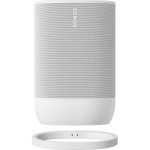Sonos Move 2 išmani garso kolonėlė su WiFi Bluetooth Sonos App ir Apple AirPlay2 iki 24 val. veikimas belaidžiu rėžimu IP56 2 D-klasės skaitmeniniai stiprintuvai | Nemokamas Pristatymas