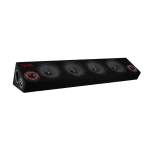 Bass Habit Play SPL64, automobilinė SPL garso kolonėlė – vaizdas iš priekio kampu
