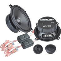 Ground Zero GZIC 13X 13 cm komponentai garsiakalbiai automobiliams 2 juostų kaina už komplektą 140W