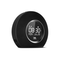 Garso stereo kolonėlė laikrodis žadintuvas JBL Horizon FM radijas Bluetooth® USB LED telefono įkrovimas