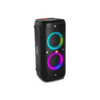 JBL PartyBox 300 Aukštos galios nešiojama audio sistema su Bleutooth ryšiu 10000mAh 18val grojimo laikas Mikrofono bei Gitaros jungtimis efektinėmis šviesomis dažnių juosta 45Hz-20kHz | Nemokamas Pristatymas