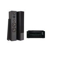 Stereo komplektas stiprintuvas ONKYO TX-8020   2x160W su kolėlėm Proson Event 655