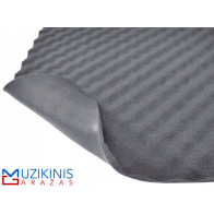 Noise Protection PROFI Autoshim Akustinis porolonas 15mm 50*50cm šiuolaikinė skirta garso izoliacijai medžiaga su savaime prilimpančiu sluoksniu | kaina už 1 vnt./lapą