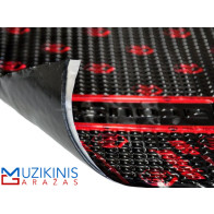 Noise Protection PROFI Vibrofiltr 4mm 50x70cm 0.35m² vibracijas ir garsą sugerianti medžiaga, skirta garso izoliacijai | kaina už 1 vnt./lapą