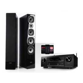 Stereo sistema Denon AVC-S660H 5.2 kanalų stiprintuvas grindinės kolonėlės Dynavoice Challenger M-65 speciali kaina | nemokamas pristatymas 