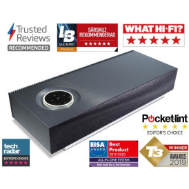 Naim Mu-so 2 Muzikinė Sistema aktyvi išmani garso kolonėlė su DSP ir interneto funkcijomis ir HDMI pajungti TV 450W - 6x 75W  Internetinis radijas, UPnP,™ AirPlay 2, Spotify (Connect), TIDAL, Bluetooth (su aptX) | Nemokamas Pristatymas
