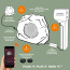 Lithe Audio Outdoor Passive Garden Rock Single Speaker sodui skirtas pasyvus imitacinis garsiakalbis galia: 60 W (RMS), IP56 vandens atsparumo standartas, varža: 8 omai, THD+N 0.009%, 65Hz-20kHZ | Nemokamas Pristatymas