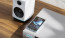 FiiO JM21 Android Hi-Res muzikos grotuvas prijungtas prie Hi-Fi garso sistemos