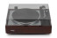 Thorens TD 1600 riešutmedžio apdailos patefonas su uždarytu dangčiu