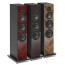 Sonus faber Lumina V Amator, 3 juostų grindinės garso kolonėlės, Red High Gloss, Wenge High Gloss ir Walnut High Gloss spalvų variantai.