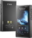 FiiO M21 juodas Hi-Res muzikos grotuvas – vaizdas iš priekio ir galo